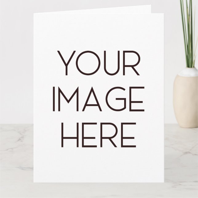 Cartão Crie Sua Própria Prato de Papel (Frente)