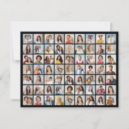 Cartão Crie Sua Própria Saudação De Colagem De Fotografia