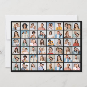 Cartão Crie Sua Própria Saudação De Colagem De Fotos 48