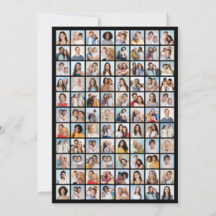 Cartão Crie Sua Própria Saudação De Colagem De Fotos 88