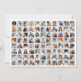 Cartão Crie Sua Própria Saudação De Colagem De Fotos 88