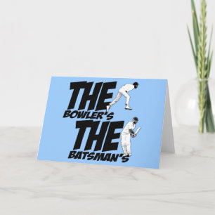 Cartão Críquete engraçado