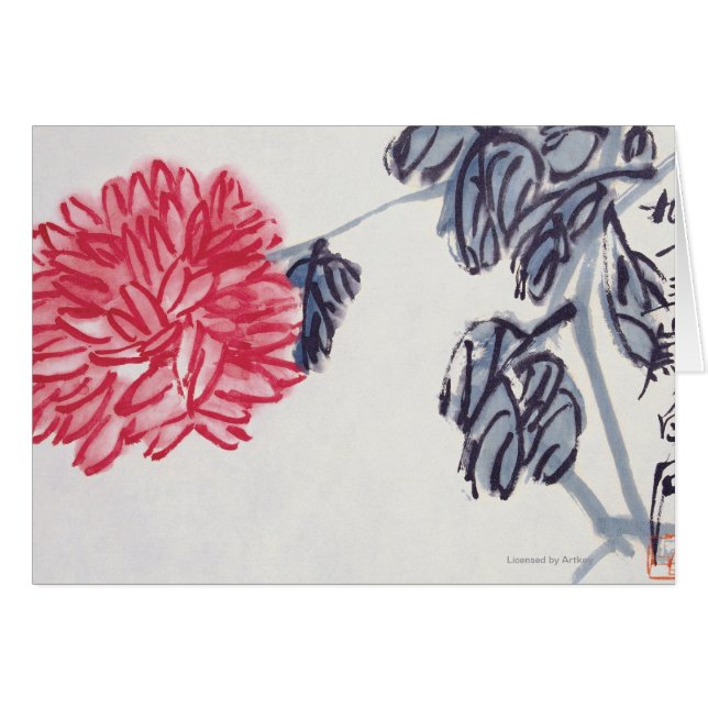 Cartão Crisântemo (Frente Horizontal)