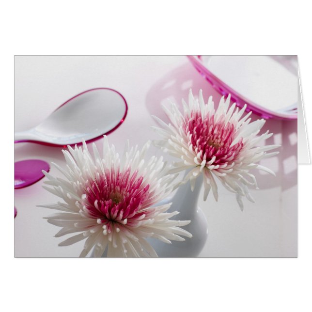 Cartão Crisântemos (Frente Horizontal)