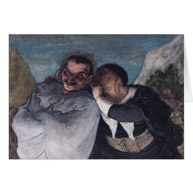 Cartão Crispin e Scapin (Frente Horizontal)