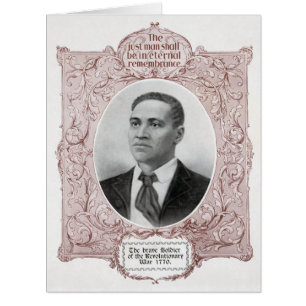 Cartão Crispus Attucks: mártir da Revolução Americana