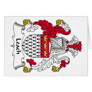 Cartão Crista da família da lixívia