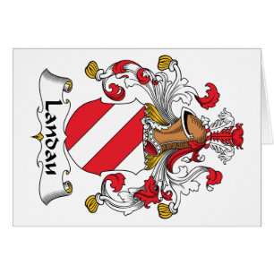 Cartão Crista da família do Landau