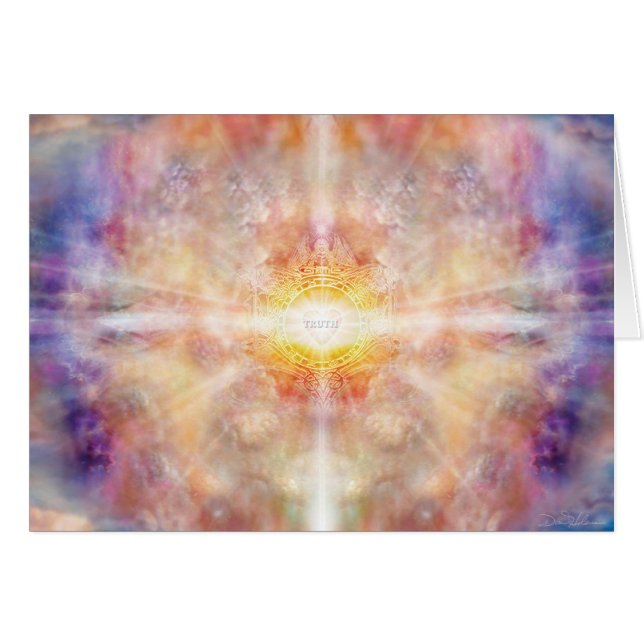 Cartão Crista da verdade (Frente Horizontal)