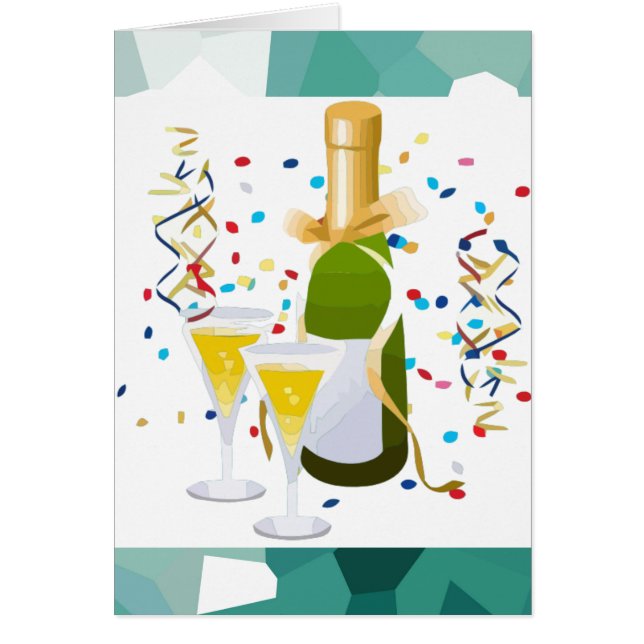 Cartão Cristais Azuis (Frente)