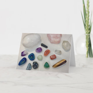 Cartão Cristais de cura
