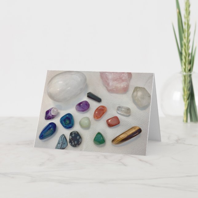 Cartão Cristais de cura (Frente)