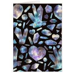 Cartão Cristais de Energia Magnéticos Rochas de Cristal A