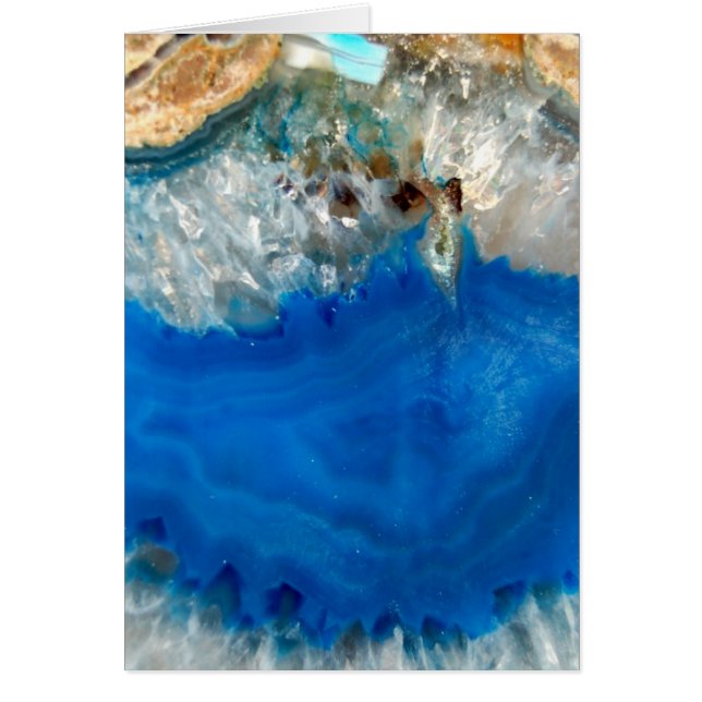 Cartão cristal azul (Frente)