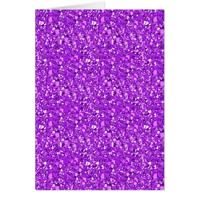 Cartão Cristal Druzy - ametista roxo (Frente)