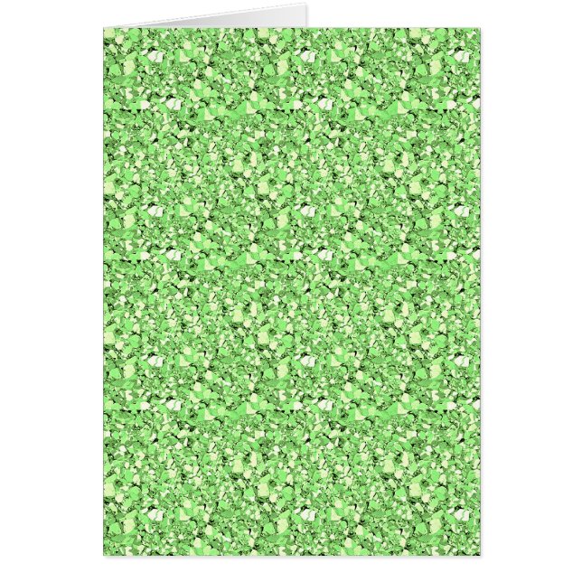 Cartão Cristal Druzy - peridot verde (Frente)