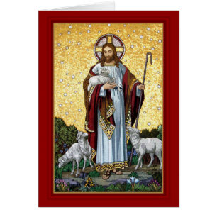 Cartão Cristo a boa telha do pastor, Kufstein, Áustria