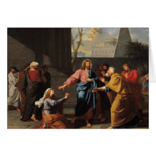 Cartão Cristo e a mulher Canaanite, 1783-84