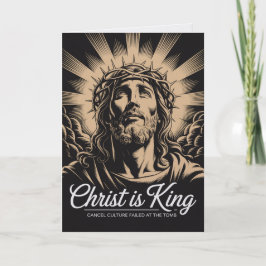 Cartão Cristo é Rei A Cultura do Cancelamento Falhou no T