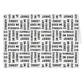 Cartão Cristo me dá força, Parakaleo nota