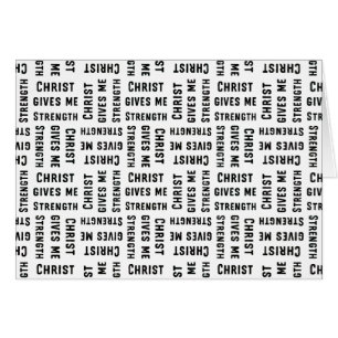 Cartão Cristo me dá força, Parakaleo nota