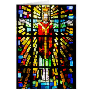 Cartão Cristo o padre