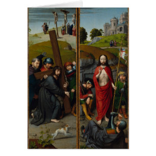 Cartão Cristo que leva a cruz