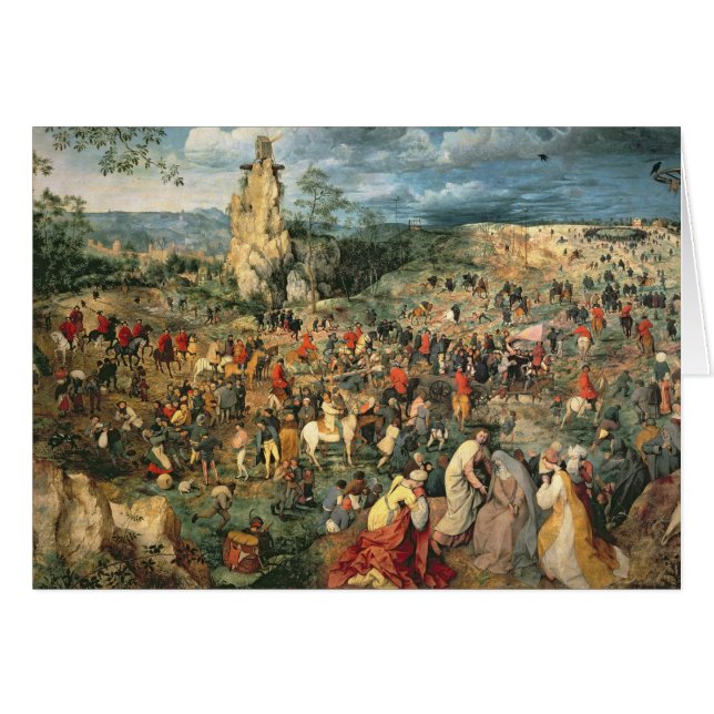 Cartão Cristo que leva a cruz, 1564 (Frente Horizontal)