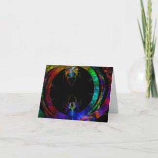 Cartão Critter Love Rainbow Art