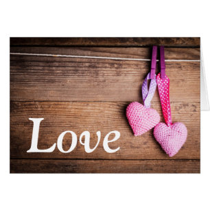 Cartão Crochet Lovely Hearts