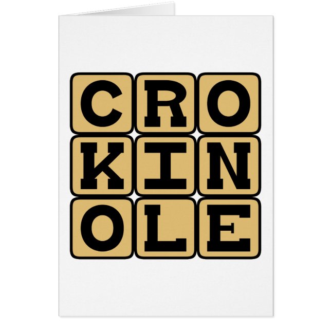 Cartão Crokinole, Jogo do Conselho (Frente)