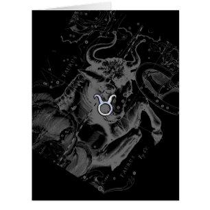 Cartão Cromo como Taurus assina Hevelius