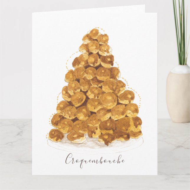 Cartão Croquembouche (Frente)