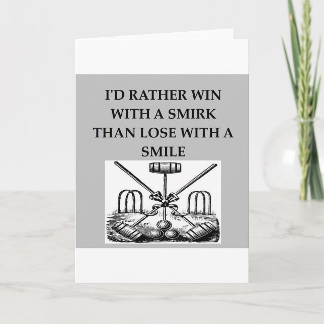 Cartão croquet (Frente)