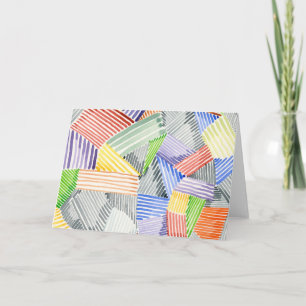 Cartão Crosshatch Quilt I