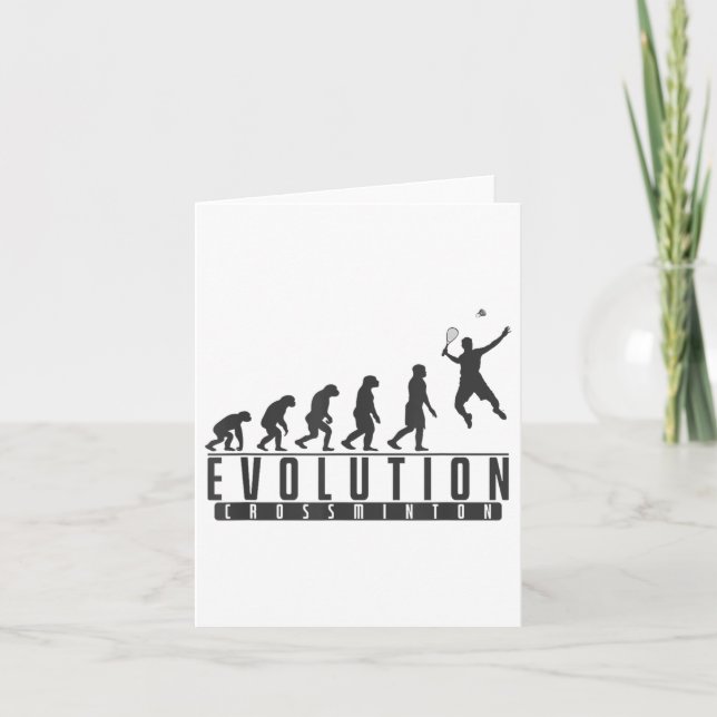 Cartão Crossminton Evolution Speedminton (Frente)