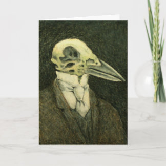 Cartão Crow Skull Card