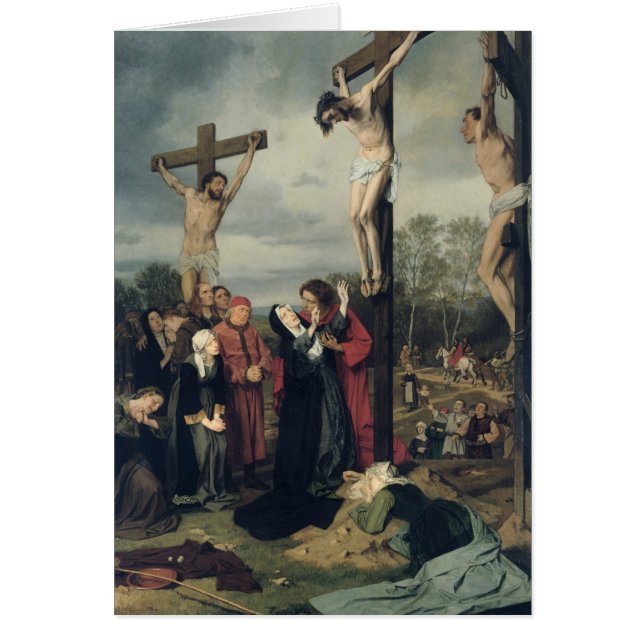 Cartão Crucificação, 1873 (Frente)