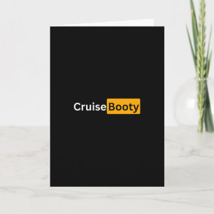 Cartão Cruise Booty - Presentes de Bela Viagem Y Cruising