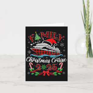 Cartão Cruise de Natal da Família 2025 Matching Family Cr