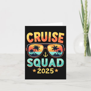Cartão Cruise Squad 2025 Trip Ship Family Matching Summer