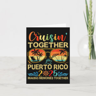 Cartão Cruisin Juntos Porto Rico 2025 Matching Group V