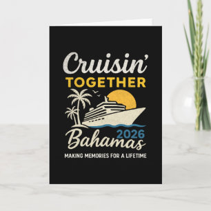 Cartão Cruisin’ Together Hamas 2026 Férias em Família Cru