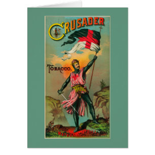 Cartão Crusader Cigarro LabelPetersburg, VA