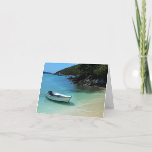 Cartão Cruz Bay Boat