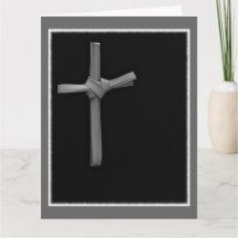 Cruz de Palma em Preto, Minimalista Religiosa