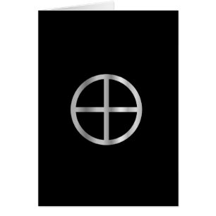 Cartão Cruz de Sun do Gnosticism