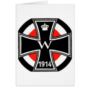 Cartão Cruz do ferro de WWI