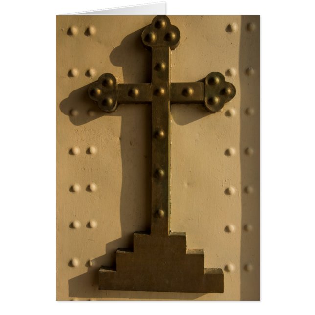 Cartão Cruz religiosa cristã, Iraque (Frente)