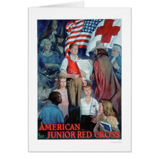 Cartão Cruz vermelha júnior americana (US00335)